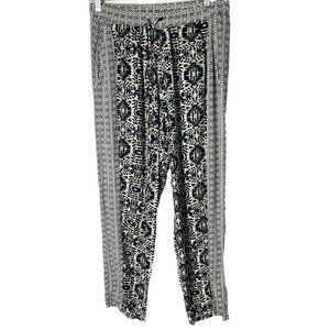 Michael Stars Los Angeles Women’s XS Boho Rayon Leg Pants  Geometric Multicolor